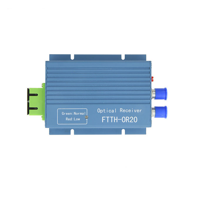 1000 مگاهرتز Catv Micro Ftth نوری Node 2 خروجی Ports CATV AGC WDM برای سیستم GEPON